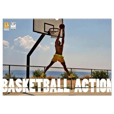 Basketball Action (Wandkalender 2026 DIN A2 quer), CALVENDO Monatskalender