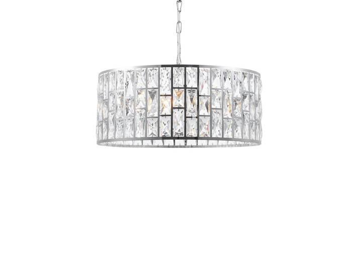 Luxuriöse Pendellampe „Gelid“ Silber, Transparent Maytoni
