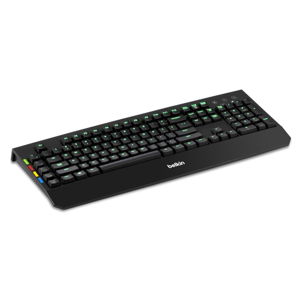 Belkin F1DN008KBD Tastatur USB QWERTY Englisch (Eng. Int., Kabelgebunden) (F1DN008KBD)