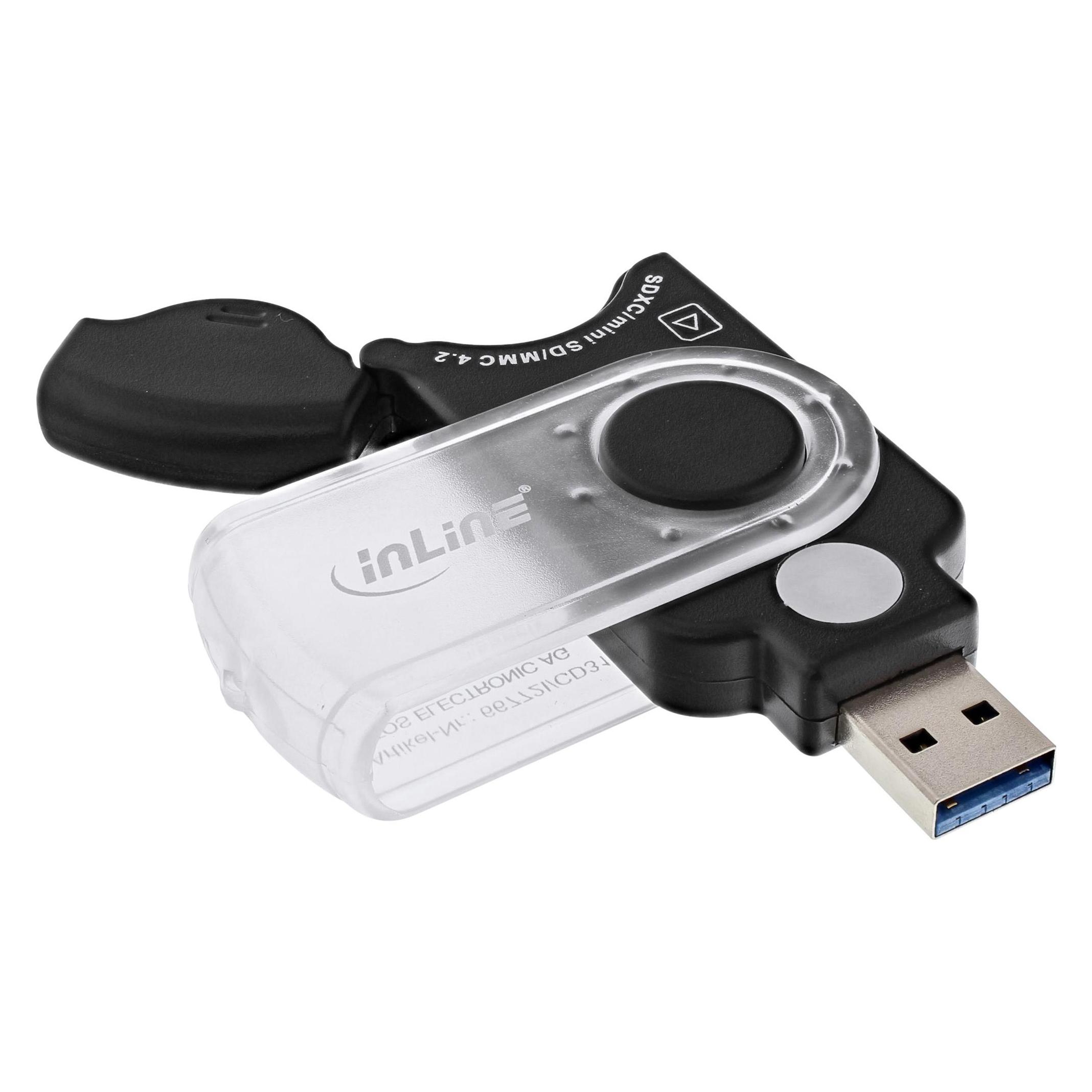 InLine Mobile Card Reader USB 3.0 (USB 3.0) (66772I)