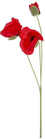 künstliche Mohnblumen, 50 cm