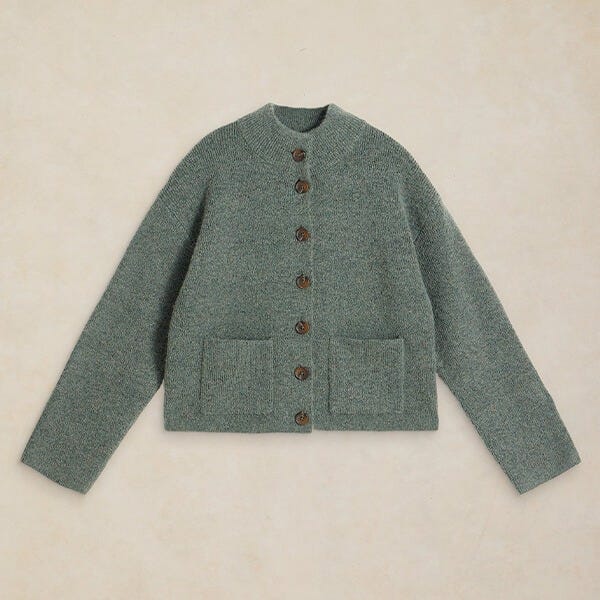White Stuff Margot Cardigan Dark Green