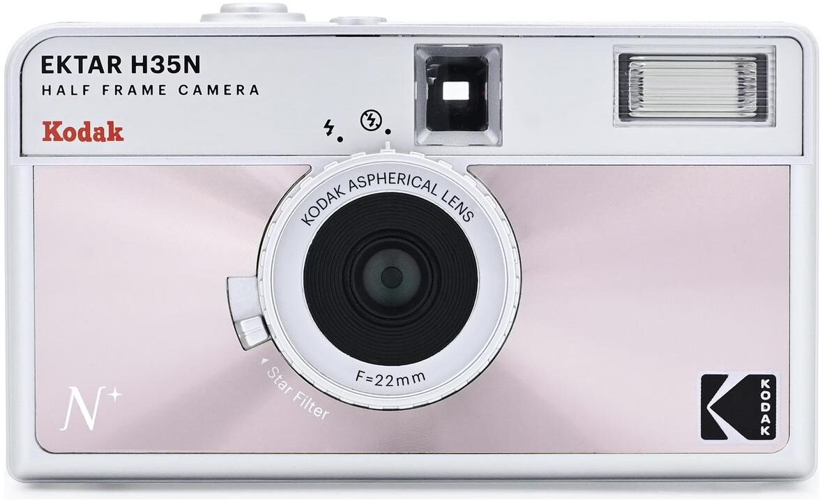 Kodak Kompaktkamera "EKTAR H35N", rosa, B:11cm H:6,2cm T:3,9cm, Fotokameras, Kompaktkamera rosa Einheitsgröße