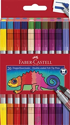 Faber-Castell Castell Doppelfasermaler 20er Etui