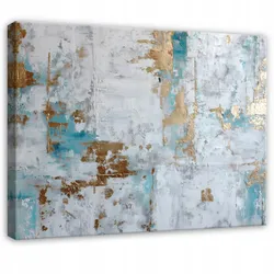 LEINWANDBILD Marmor Abstrakt Grau 60x40 cm