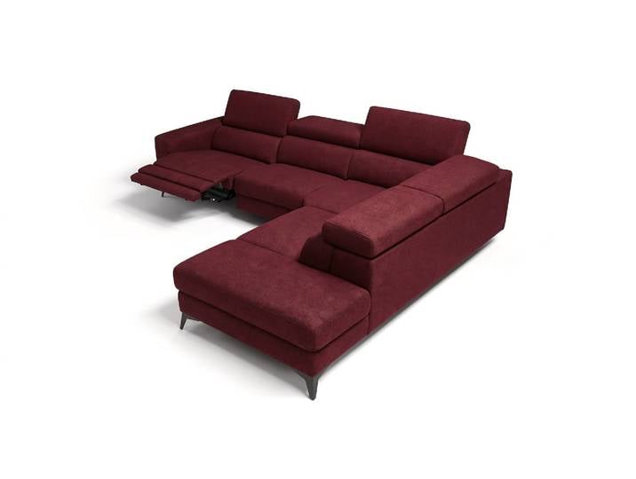 Ecksofa LONATO Stoff Eckcouch Ecksofa Stoff Wohnlandschaft
