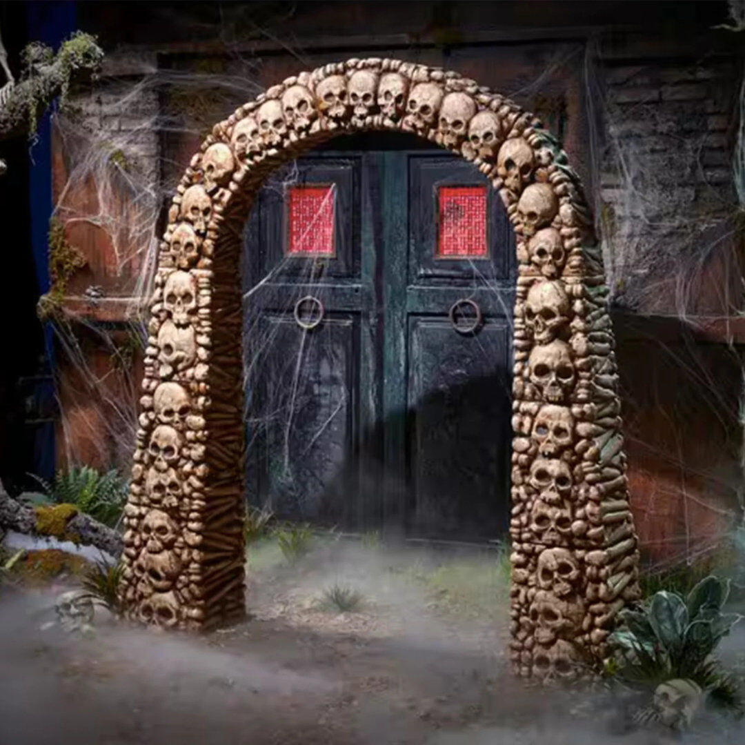 The Seasonal Aisle Antinique Halloween Beige 228cm H X 150cm W X 80cm D