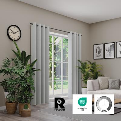 Vorhang NEUTEX FOR YOU "Monza" Gr. 1, grau (silbergrau), B:146cm H:245cm, Baumwolle, Polyester, Gardinen