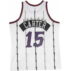 Mitchell & Ness, Herren, Sportshirt, Swingman Jersey Toronto Raptors 199899 Vince Carter (L), Weiss, L