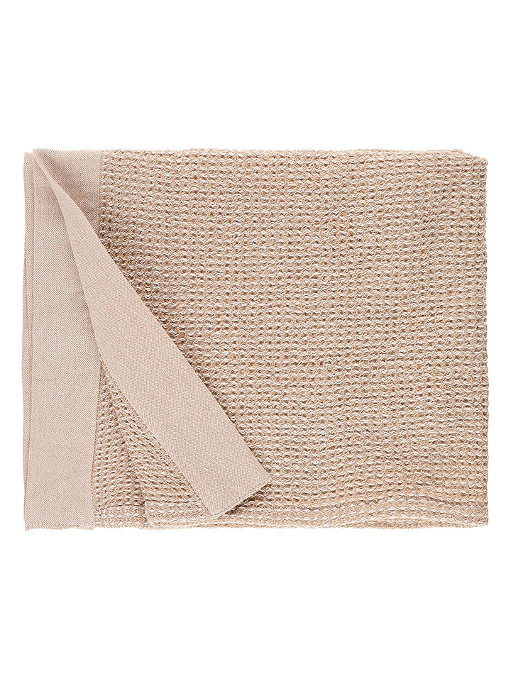 Rento Saunasitzbezug ''Kenno'' in Beige/ Weiß - (L)60 x (B)160 cm - onesize