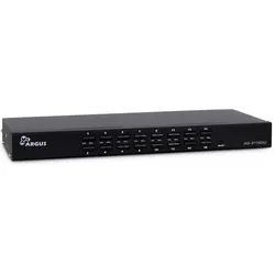 Intertech 16-Port KVM-Switch, 16 x VGA, USB, PS/2, KVM Switch, Schwarz