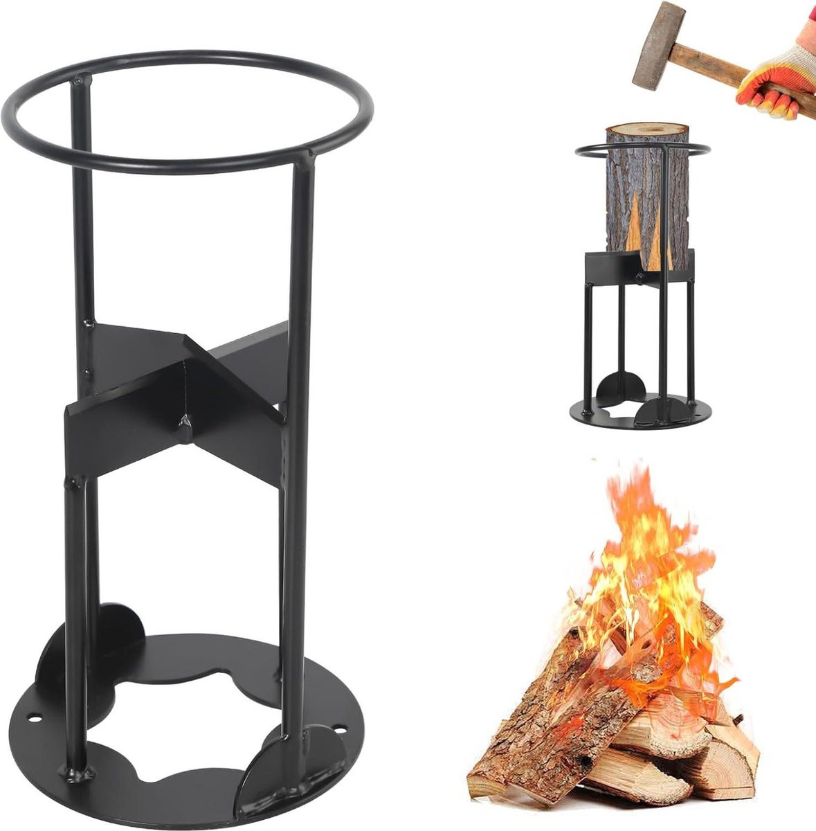 Handmatige Houtsplijter Kindling Cracker - Ø 125 cm