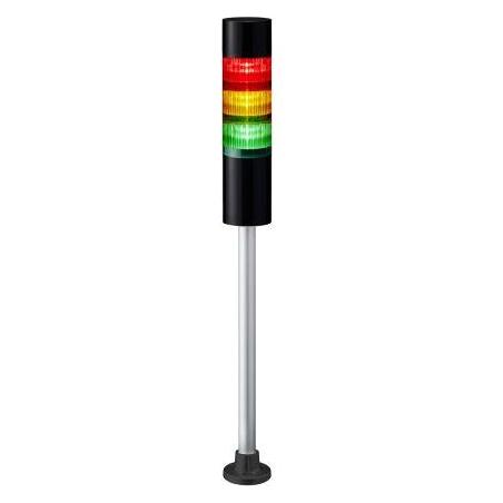 RS PRO LED Signalturm 3-stufig Linse Gelb, Grün, R (145722)