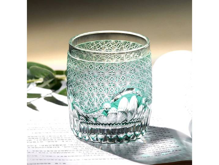 Verres à whisky, eau et vodka en bambou vert, coupés à la main, en cristal transparent, verres à whisky, verres à eau, verres à boire