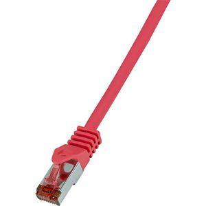 LogiLink Netzwerkkabel PrimeLine, CQ2069S, pink, Cat 6, 250MHz, 1Gbit/s, S/FTP, RJ45 auf RJ45, 3 m