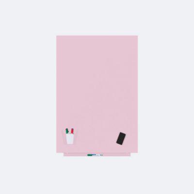 Rocada Whiteboard Skincolor, lackierte Oberfläche, magnetisch, Wandmontage, 750 x 1150 mm, rosa