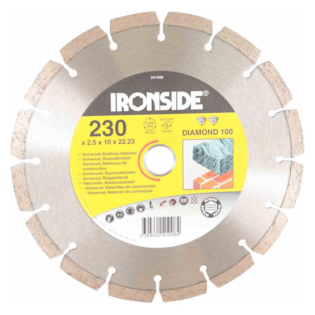 Ironside 241008 Diamant-Scheibe 230mm 2,5/7mm (241008)