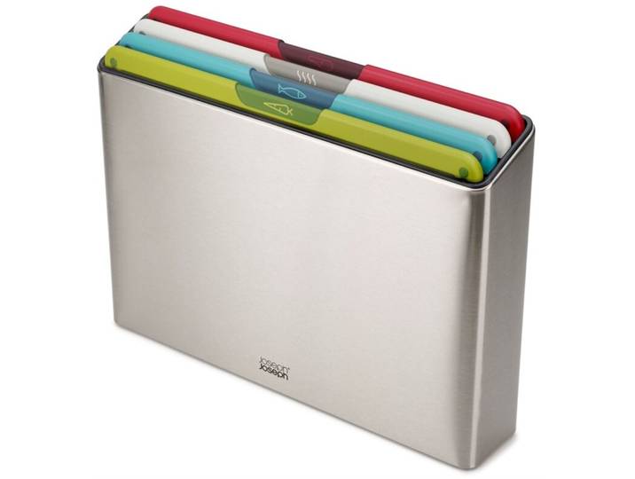 Schneidebretter-Set Joseph Joseph Mehrfarbig Edelstahl/Kunststoff 7.4 cm 35.5 cm