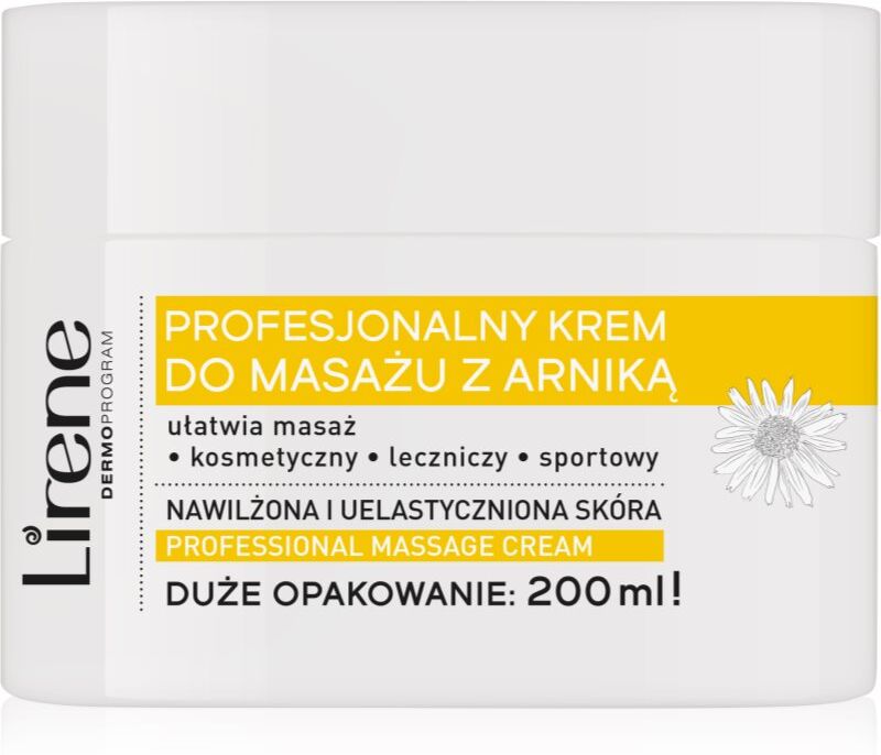 Lirene Massage Cream Arnica crème de massage pour un effet naturel 200 ml