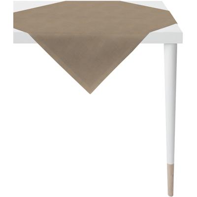Mitteldecke APELT "Apart, LOFT STYLE" Gr. 1, braun (dunkelbraun), B:85cm L:85cm, Polyester, Tischdecken, Mitteldecke, UNI-BASIC
