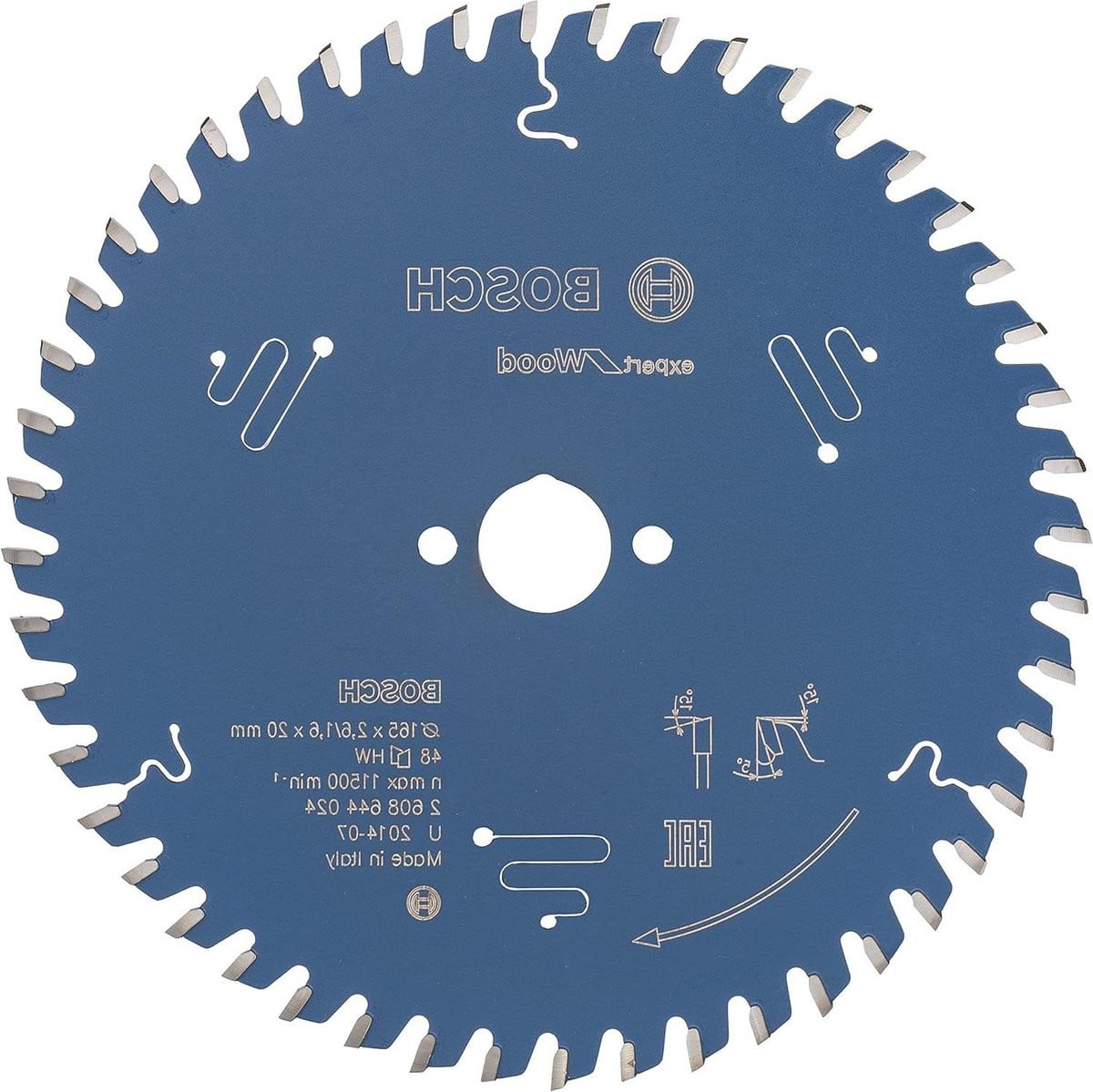 Cirkelzaagblad voor hout 165 x 20 x 26 mm - Professioneel en duurzaam