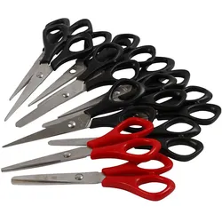Creativ Company, Schere, Schulschere schwarz für Rechts- und Linkshänder (14 cm)