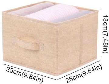 Uplifted Goods Collapsible Hanging Wardrobe Organizer With Drawer Compartments beige Drawer