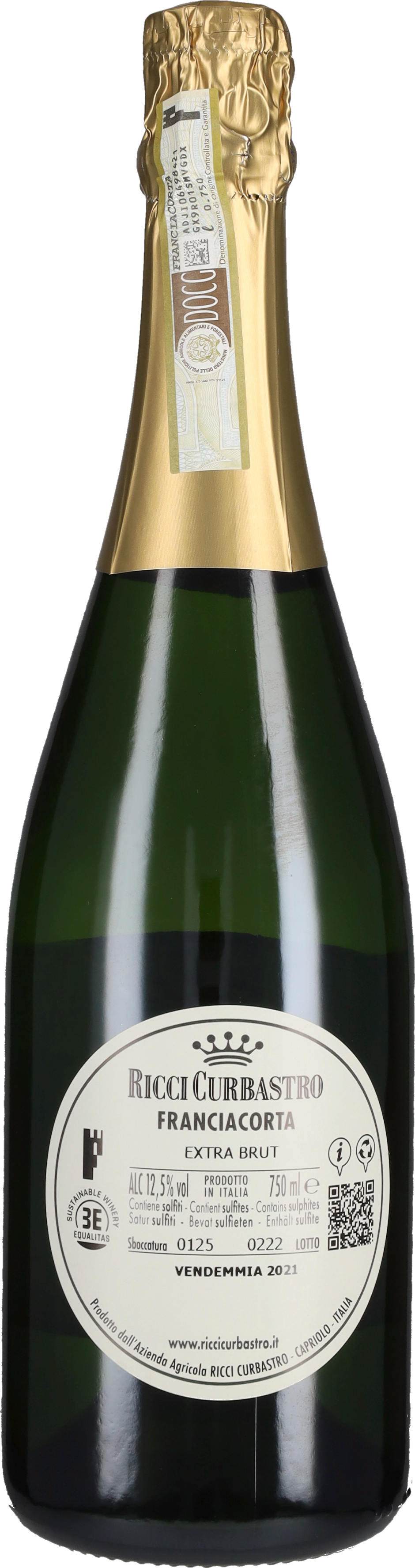 Franciacorta Extra Brut Ricci Curbastro 2022