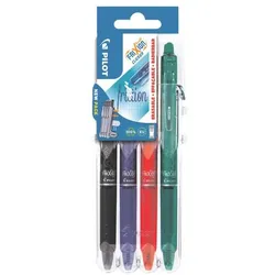 Pilot 4er-Etui Tintenroller »FriXion Clicker 0.7« Set2Go