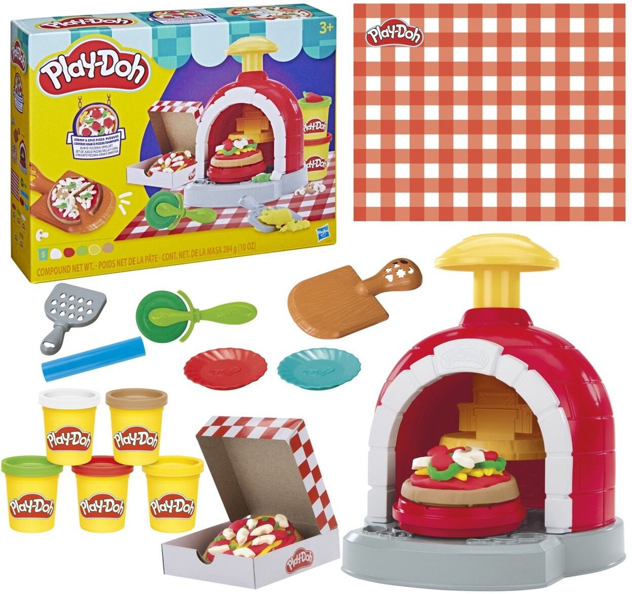 Hasbro Play-Doh: Stamp & Spin Pizza Playset (G2921)