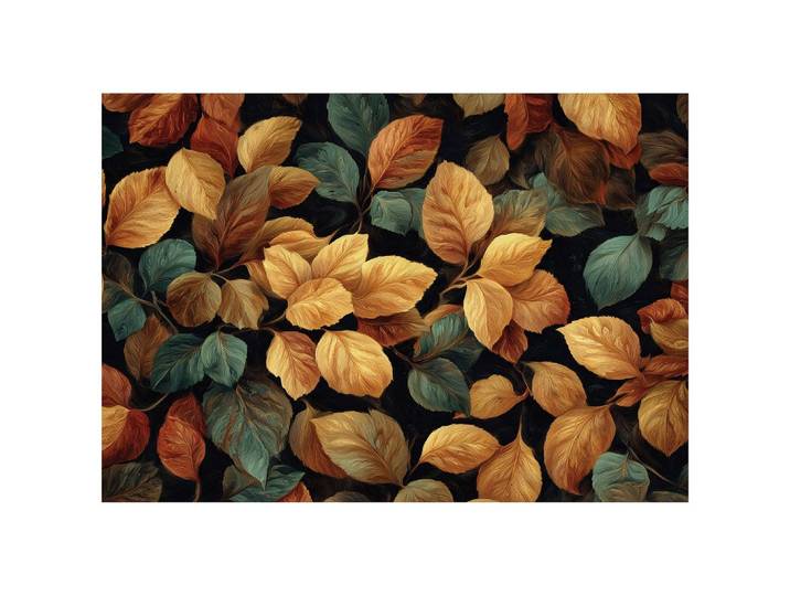 FOTOTAPETE Blätter Natur Bunt 400x280 cm