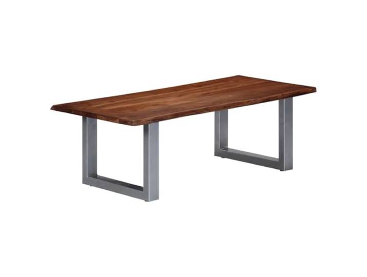 vidaXL Couchtisch mit lebenden Kanten 115x60x40 cm Massivholz Akazie