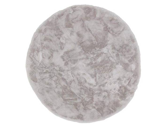 Schöner Wohnen Tender Kunstfell-Teppich Rund Ø 120 cm Silber