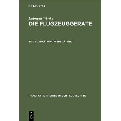 Geräte-Musterblätter, Gebundene Ausgabe von Helmuth Wenke, De Gruyter, 978-3-11-118536-1