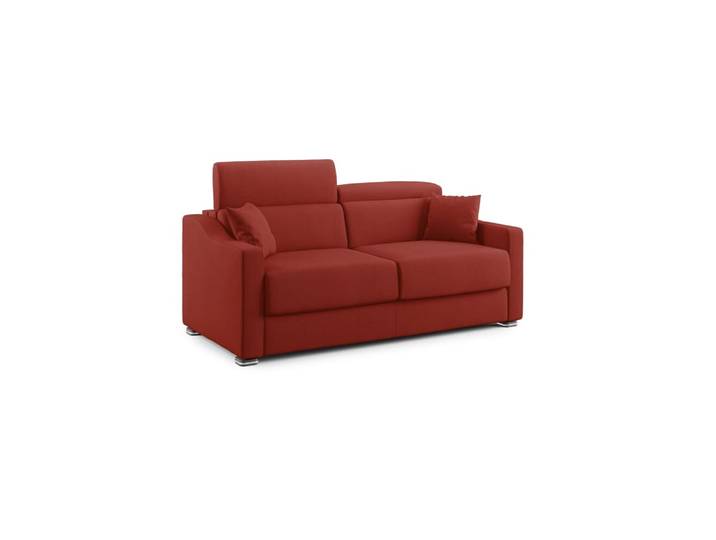 Canapé lit en tissu détachable 211 cm rouge