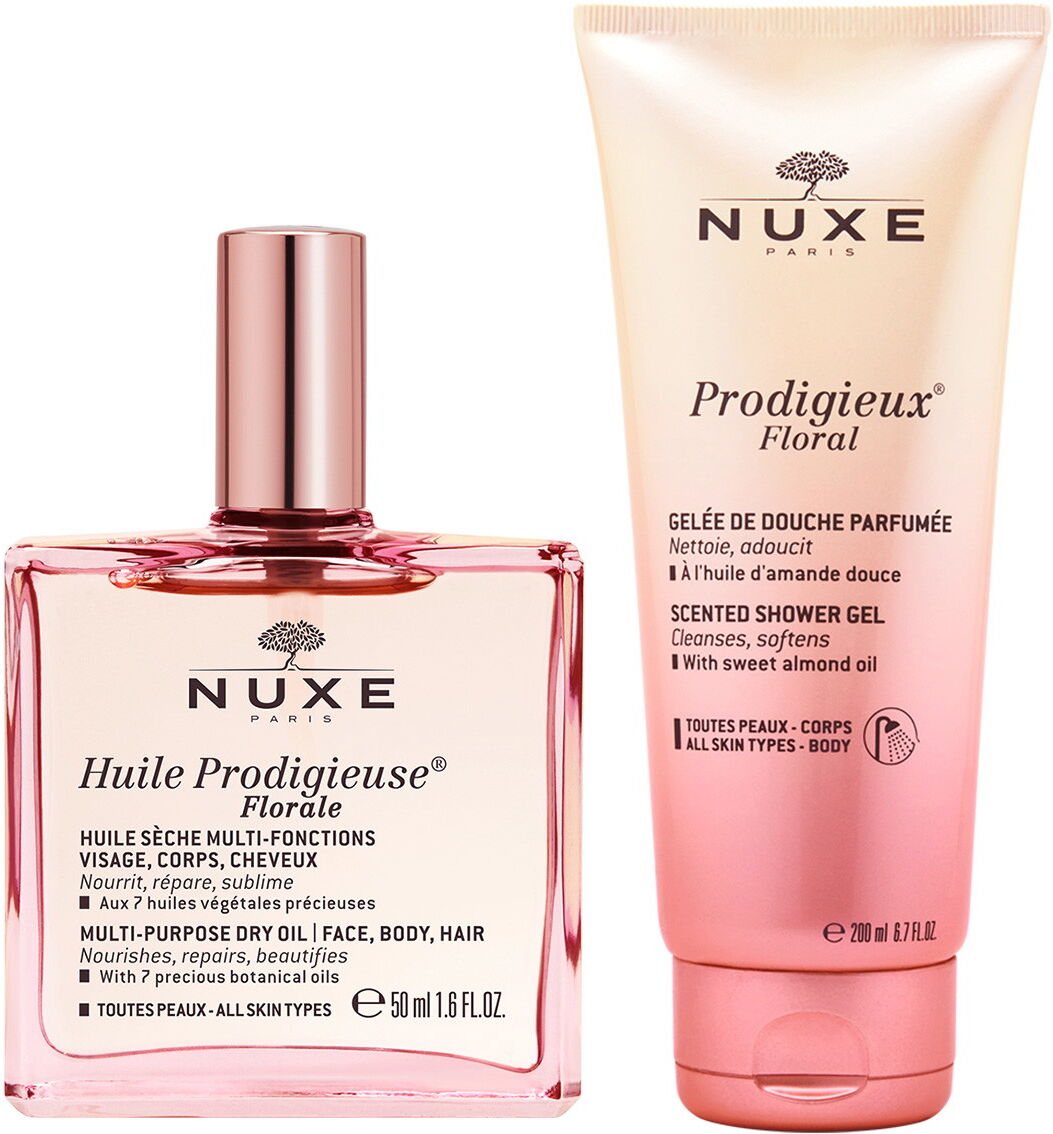 250ml NUXE Prodigieux Floral Duo (Dry Oil 50ml + Shower Gel 200ml)