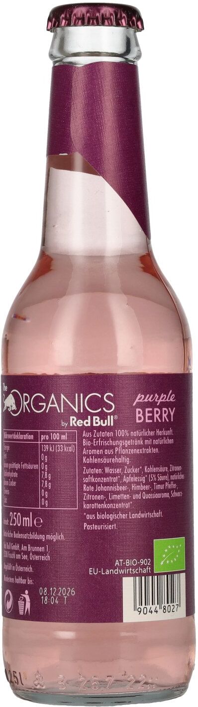 Red Bull Organics by Red Bull Purple BERRY 0,25l