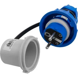 Stecker Uni-Schuko IP68 verschraubbarer Stecker für den mobilen Einsatz 16A 2P+E TPElectric 3101-367-0900