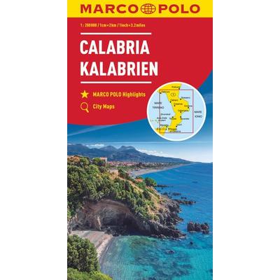 MARCO POLO Regionalkarte Italien 13 Kalabrien 1:200.000, Sonstige von Marco Polo Verlag, MairDuMont, 978-3-8297-3985-6