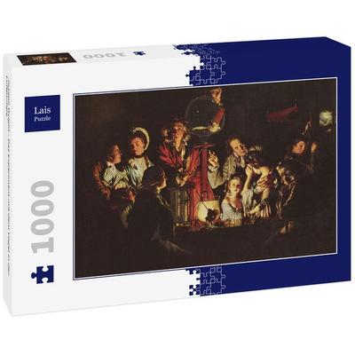 Lais Puzzle Joseph Wright - Das Experiment mit dem Vogel in der Luftpumpe 1000 Teile