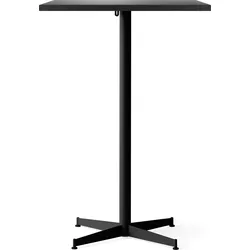 Nook Star Base Bartisch quadratisch, 103 cm, Linoleum, schwarz