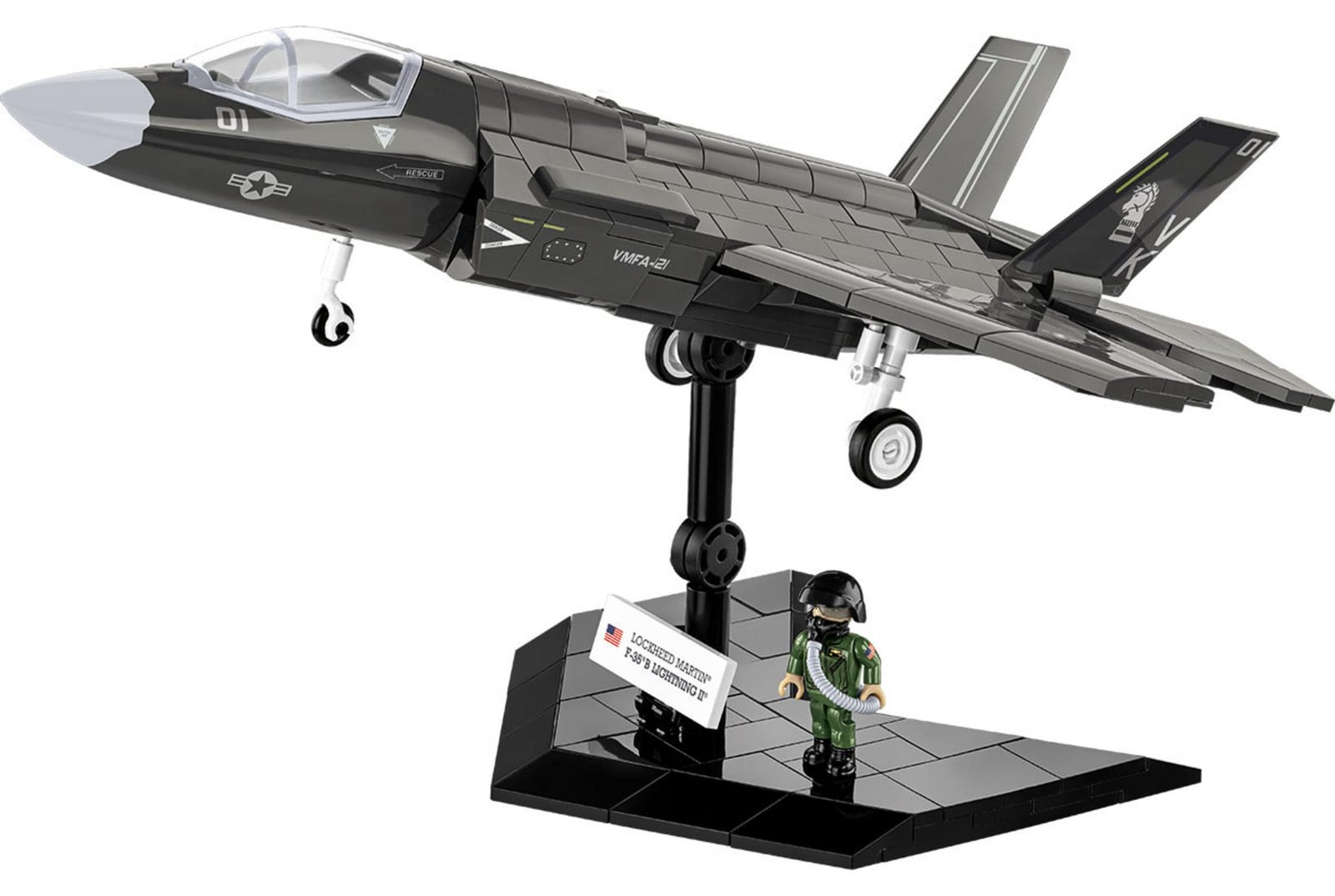 Cobi F-35B Lightning II modelbouwsset 1:48 – Militair vliegtuigmodel met 600 onderdelen
