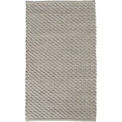 Maks Badezimmer-Teppich 70 x 120 cm graubraun
