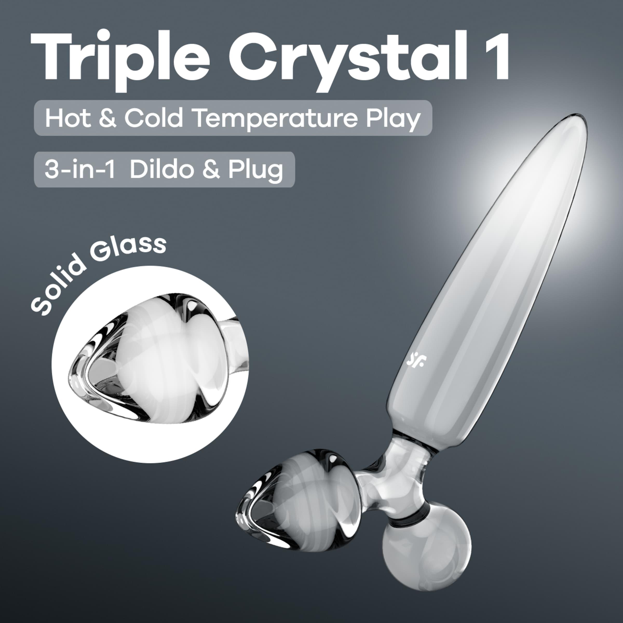 Satisfyer Triple Crystal 1, 21 cm
