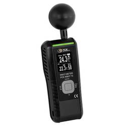 PCE Instruments Umweltmessgerät PCE-WBGT 10 0 ... 100 % r.F. -20 ... 125 °C WBGT Alarm Datenlogger 2000 mAh USB-C