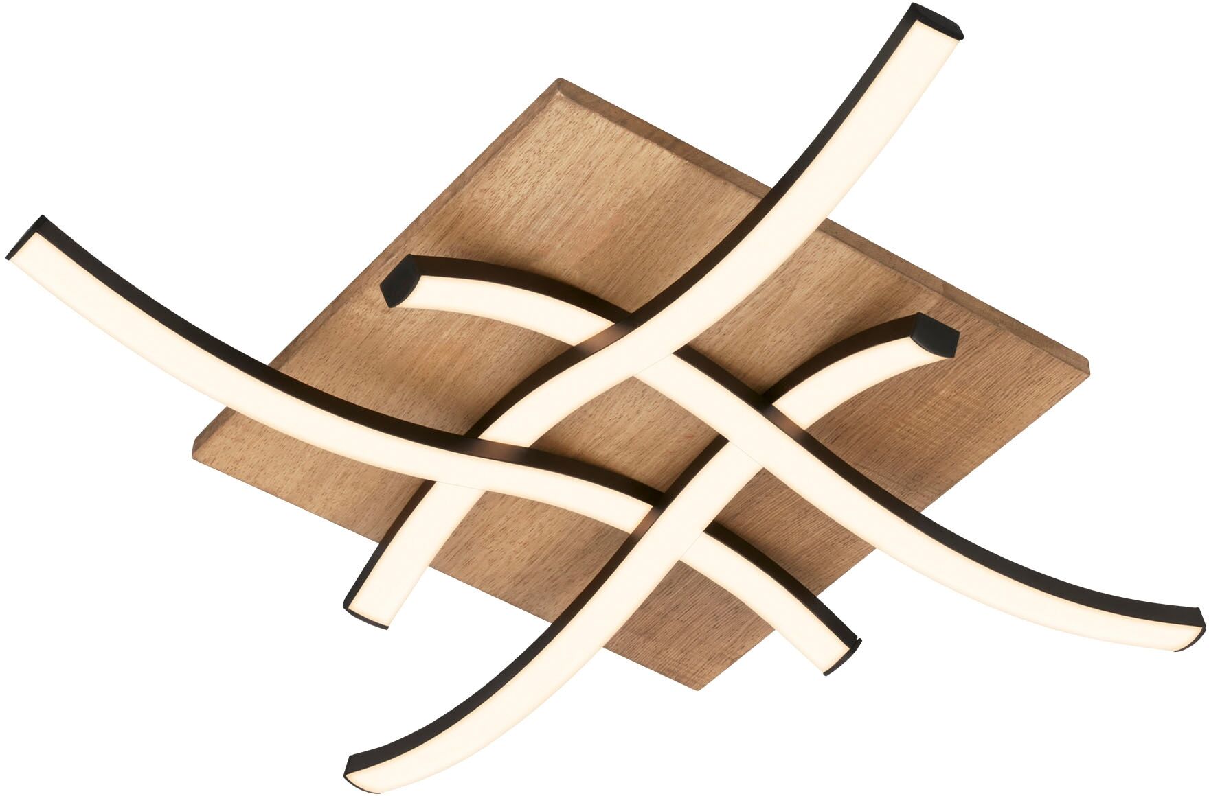 BRILONER LEUCHTEN Deckenleuchte "Vinka Deckenleuchte", braun (weiß, neutral), Leuchten, Deckenleuchte