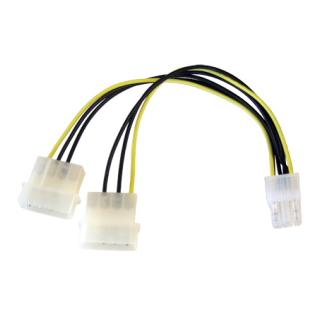 Cables Direct CDL Twin Molex to 6 Pin PCI-e (88RB-527)