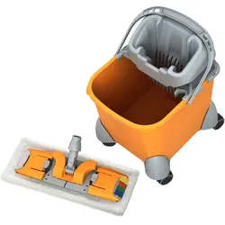 AquaSplast PIKO Fahreimer 20 L inklusive Mophalter 40 cm und Microfasermop