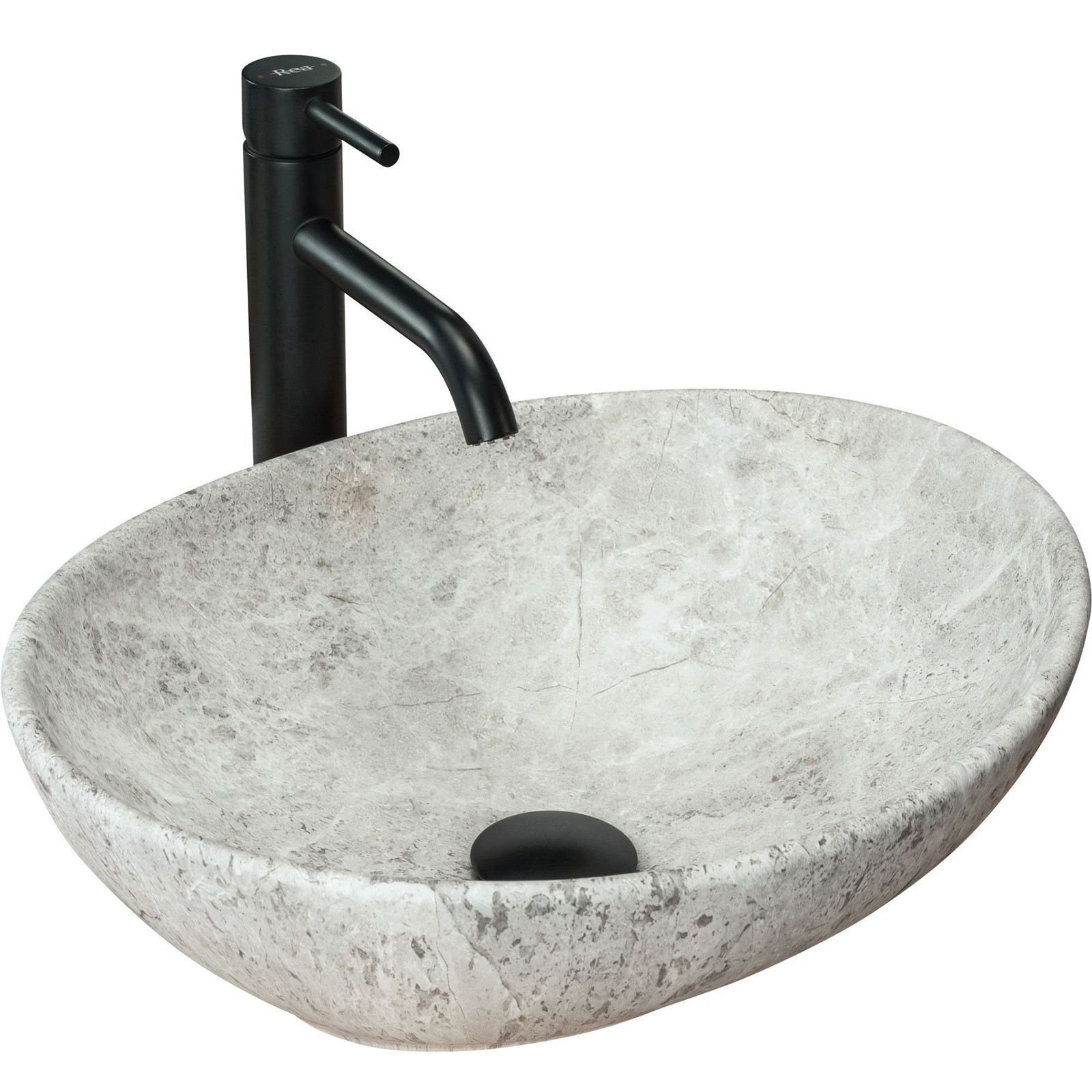 Rea Opzetwastafel Sofia Light Stone