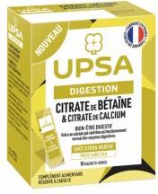 Upsa Citrate de Betaine & Citrate de Calcium Sachets-Doses - Boîte 10 sachets